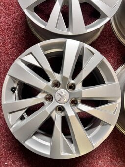 5x108 R17 Orig. alu disky Peugeot 3008 - 5008 / ET 42 - 2