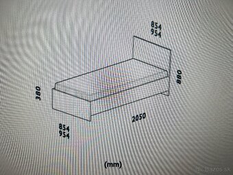 Predám novú posteľ v 100% stave - 2