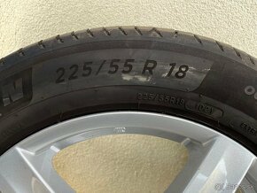 Predám Letné pneumatiky Michelin 225/55/R18 dezén 6/7mm - 2