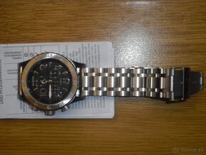 Nove panske hodinky NIXON chrono 38-20 silver black - 2