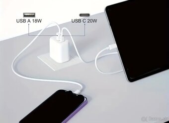 Nabíjací adaptér 20W USB-C + USB-A - 2