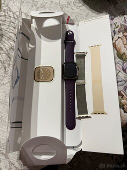 Predám Apple Watch Series 8 41mm Gold SS - 2