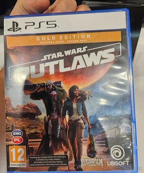 Star Wars - Outlaws Gold +steelbook PS5 zlava na 70e - 2