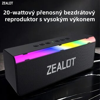 Nový bluetooth reproduktor výkon 20W s RBG efekty. - 2