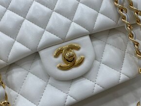 Chanel  biela kožená kabelka - 2