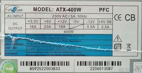 PREDAM POCITACOVY ZDROJ Eurocase ATX-400W - 2