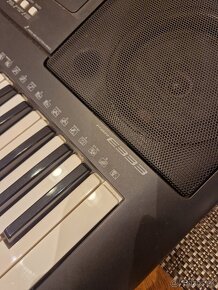 Yamaha PSR E333, klavesy klavir - 2