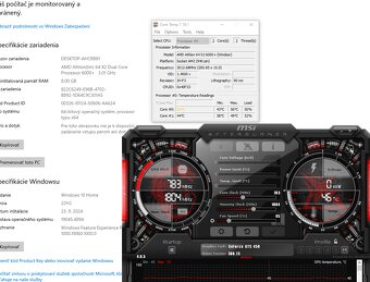 Vykuchane PC AMD Athlon x2 Dual core 6000+ 3,01GHz - 2