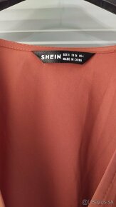 Dámske šaty Shein S hnedé elegantné - 2