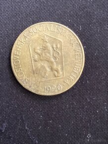 1 koruna 1990 - 2