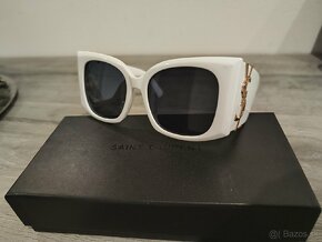 Biele fashion slnečné okuliare - 2