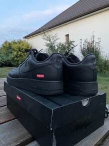 Nike Supreme Air Force 1 Black - 2