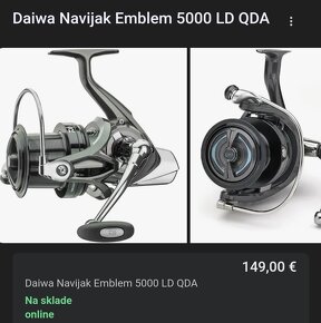 Daiwa Emblem 5000 LD QDA navijaky - 2