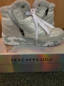 Členkové zimné topánočky Sketchers veľ.35 - 2