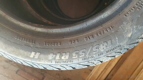 Predám letné pneumatiky 185/55 R14 - 2