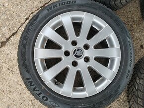 VW elektróny 5x112 R16, zimná sada - 2