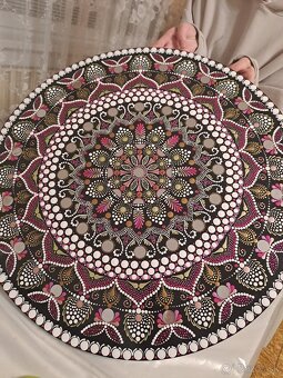 Rucne malovana mandala 59cm - 2