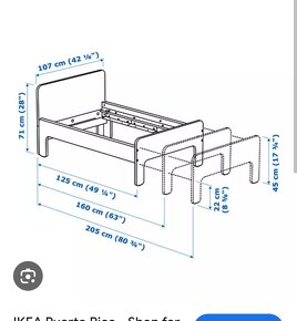 Detska rozkladacia postel IKEA Slakt - 2