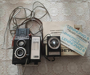 Predám staré funkčné fotoaparáty 2 ks - 2