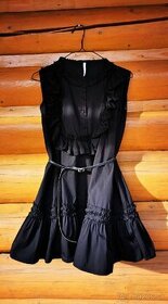 Dámske čierne šaty IMPERIAL - veľ. XS - 2