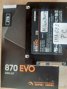 SSD 2TB SAMSUNG 870 EVO 2,5" SATA3 - 2