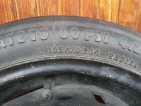 Dojazdové koleso 105/70 R14 - 2