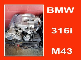 BMW E36 motor M43 - 2