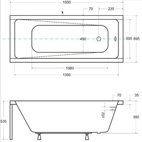 Vaňa Besco 150x70 - 2