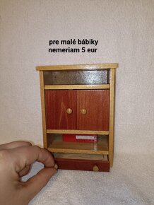 Retro nábytok pre bábiky, - 2