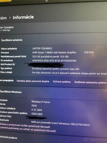 LENOVO Legion 7 16ACHg6 - 32GB RAM - 2