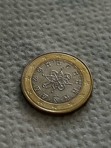 1€ portugal zberateľská minca - 2