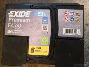 Autobatéria Exide premium 53Ah EA530 - 2