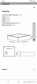 Úložné boxy pod posteľ Ikea - 2