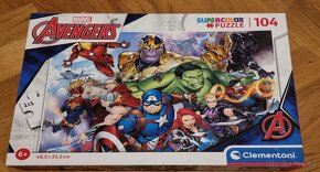 Rôzne puzzle Avengers, Cars, Transformers - 2