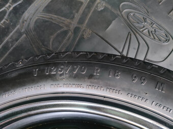 Dojazdové koleso na Škoda,VW, Seat,AUDI 125/70 R18 ,  ET25,5 - 2