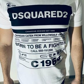 DSQUARED2 - pánske tričko č.1, 22 - 2