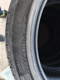 Letné pneumatiky 205/45R17 - 2