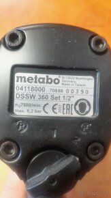 Uťahovák Metabo DSSW 360 Set - nový, nepoužitý - 2