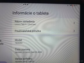 Špičkový tablet LENOVO TAB 11 - 2