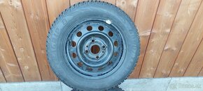 Plechové disky 4x98 a zimné Goodyear Ultragrip 8 155/70 R13 - 2