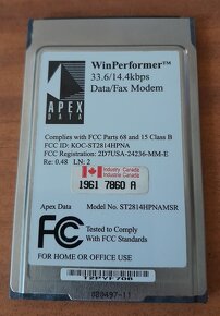 PCMCIA modem - 2