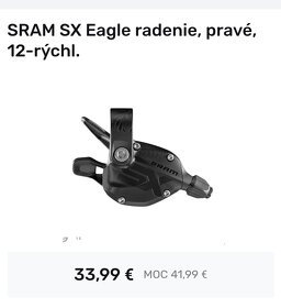 Radenie prevodov + prehadzovac SRAM SX - 2