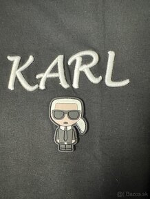 Karl Lagerfeld čierne tričko - 2