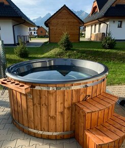 Kúpacia kaďa, PREMIUM, Jacuzzi, kúpací sud, záhradná vírivka - 2