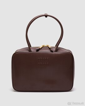 Kabelka Miu Miu Rip Cherry Leather Beau Top-Handle Bag - 2