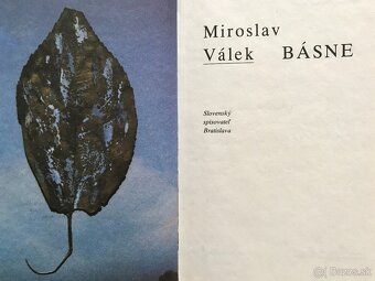 Miroslav Válek: Básne ( 1988 ) - 2