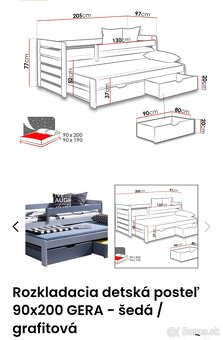 Detska posteľ - 2
