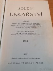 Soudní lékařství r.1937 2.diel - 2