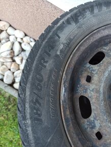 Zimné pneumatiky s diskami 185/60 R14 - 2