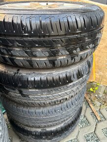 Predam alu disky 5x100 + Letnu sadu pneu Barum 185/60 R 14 - 2